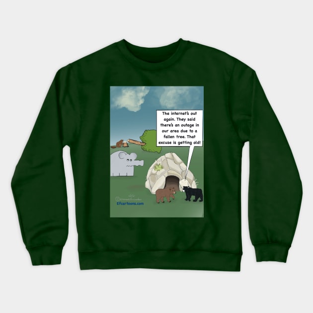 I See a Pattern Here ' Crewneck Sweatshirt by Enormously Funny Cartoons